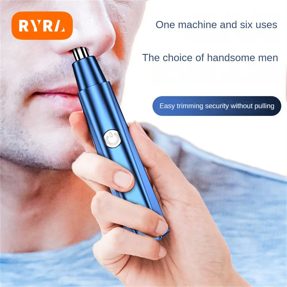 

Two-in-one Electric Nose Hair Trimmer USB Rechargeable Multifunctional Nose Hair Trimmer Men's Razor Nose Hair Scissors Unisex