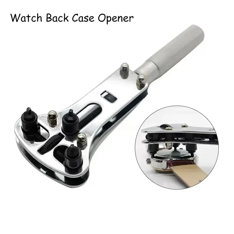 Adjustable Wristwatch Case Opener and Repair Wrench Tool