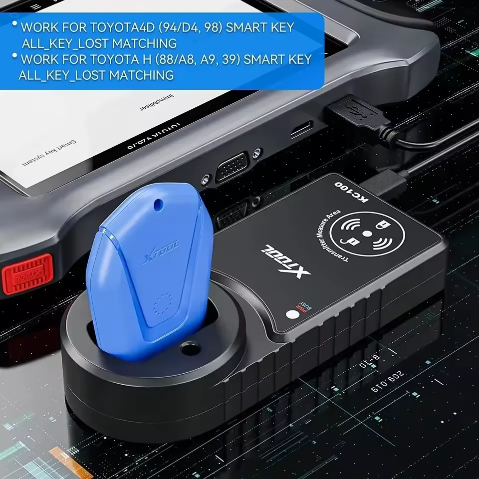 XTOOL KS01 Autoschlüssel-Programmiergerät KS-1 Smart Key Emulator für Toyota/Lexus, kompatibel mit IK618/X100 PAD3, bei Komplettverlust aller Schlüssel mit KC100 KC501 – Detail 2
