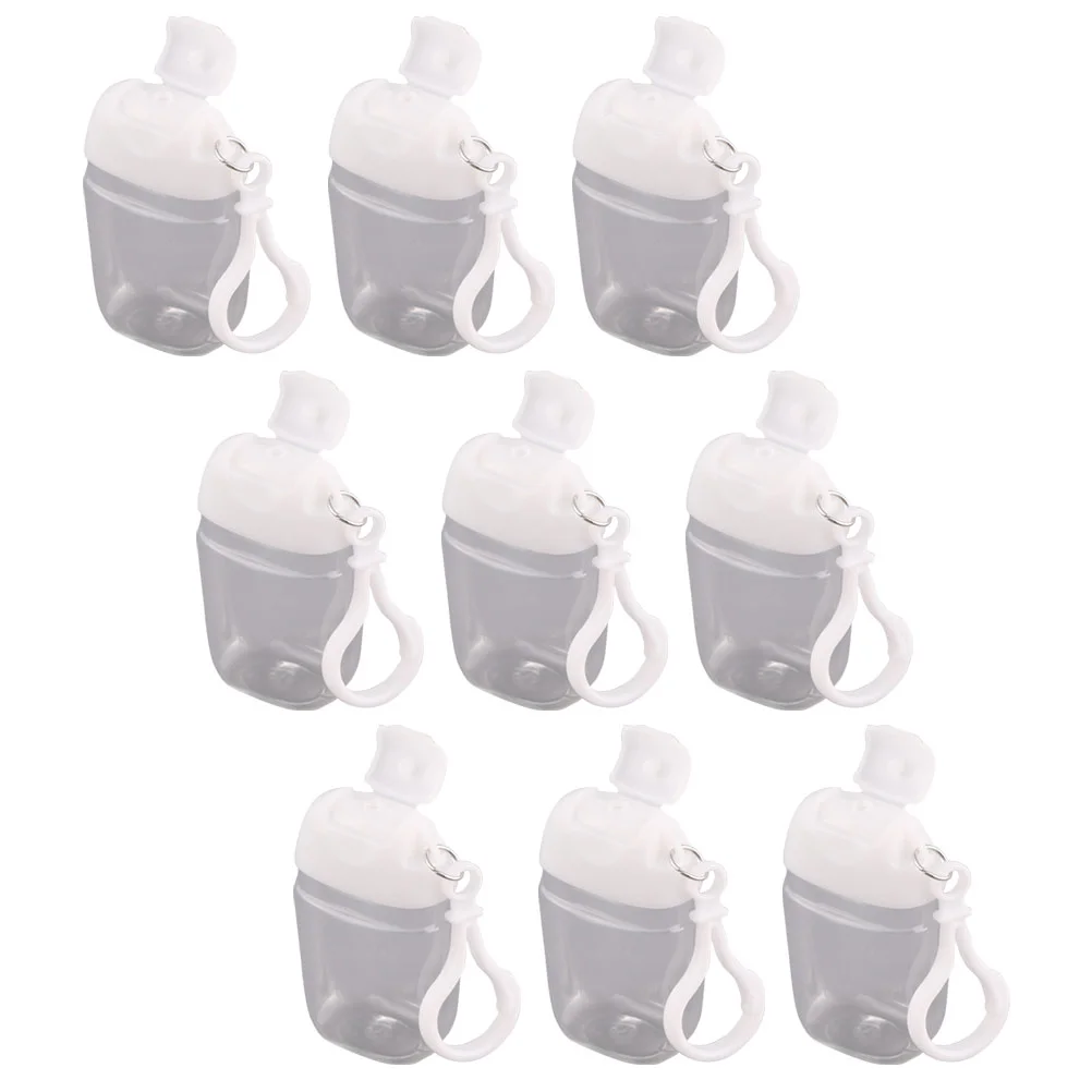

Travel Bottles portable Travel Cosmetic Sub Bottle Lotion Dispenser Bottle Hand chain Bottle Flip Cap Bottle with Hook universal