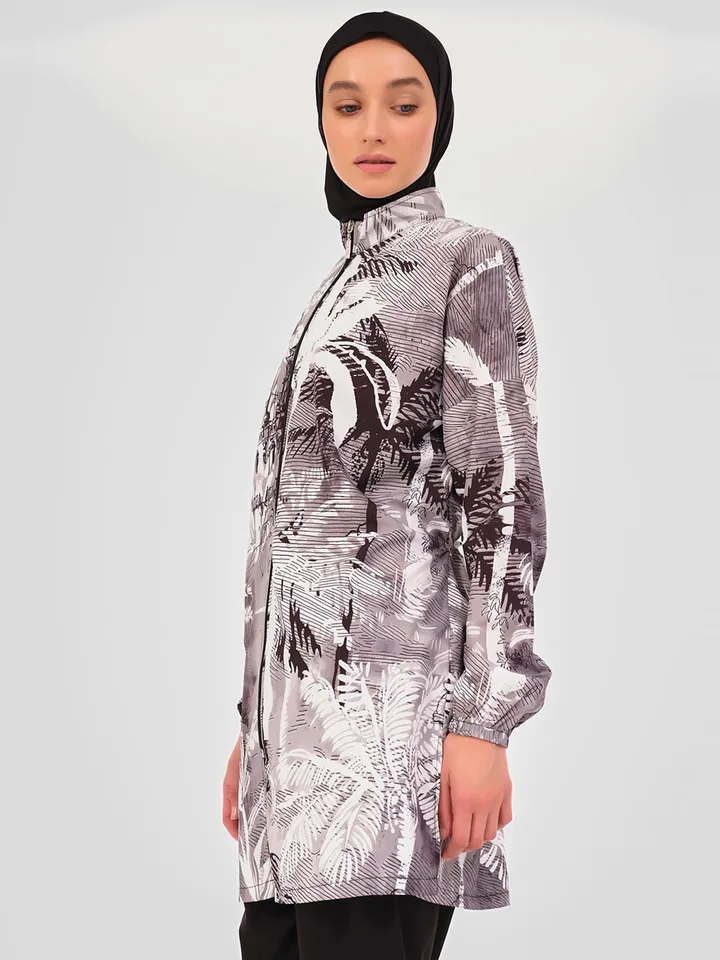 3PCSSet Waterproof Burkini Femmes Muslim Swimwear Women Long Sleeves Modest Swimsuit ( Top + Pants + Hijab