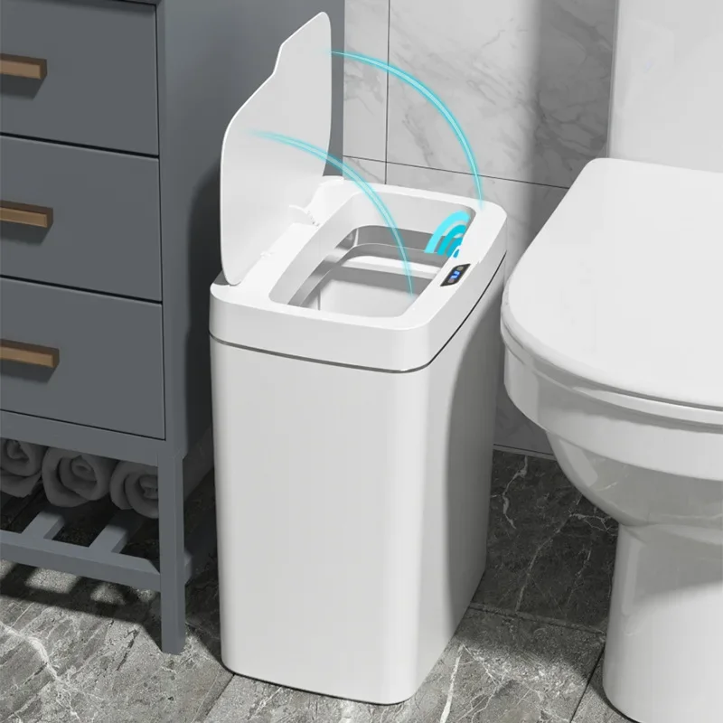 

Rechargeable Motion Automatic Large Touchless Bin Capacity Can Sensor Household Trash Smart