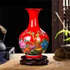 Chinese Style ceramics Vase Jingdezhen Black Porcelain Crystal Glaze Flower Vase Home decoration accessories Handmade Vases 6