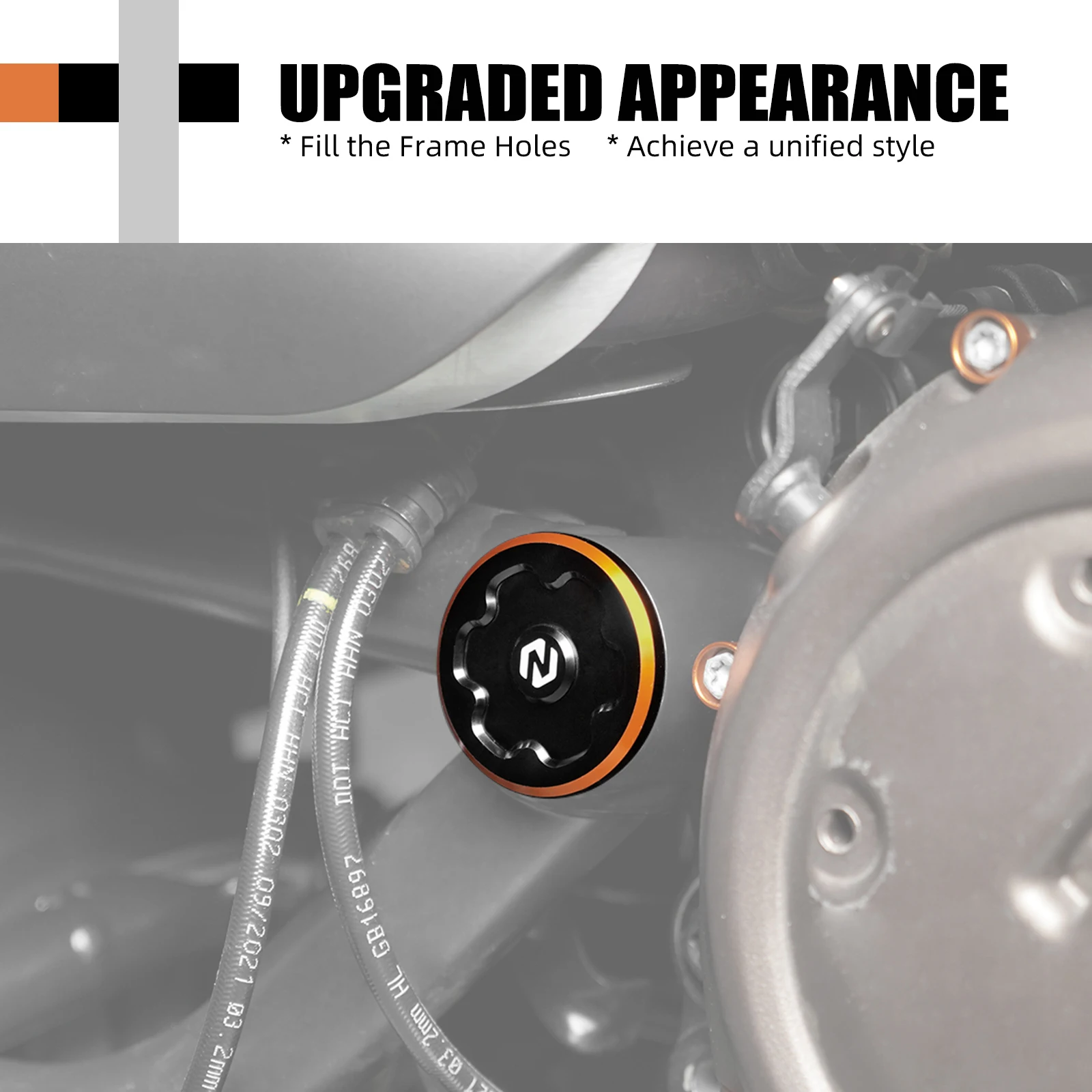 Für Harley Sportster S RH1250S 2021-2024 Rahmen Loch Stecker Abdeckungen Kappen RH 1250 S RH 1250S RH1250 S 2021 2022 2023 2024 – Detail 4