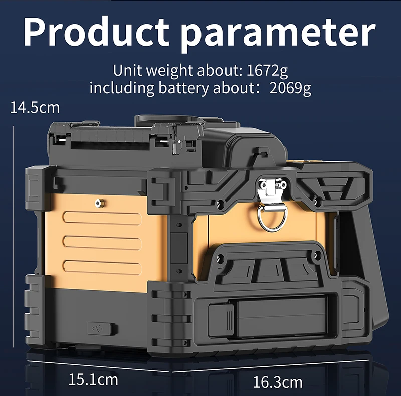 S-80/A-80F/A-10 Fiber Optic Fusion Splicer 6 Motors SM/MM Optical Fiber Core Hea