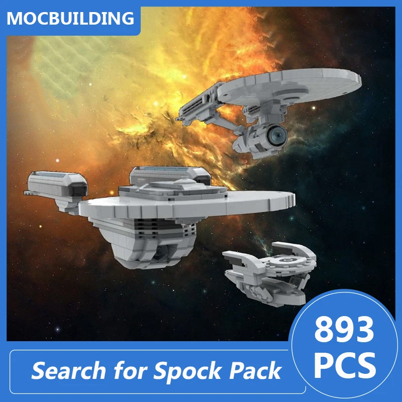 USS Enterprise NCC-1701 Refit Moc Building Blocks Diy Assemble