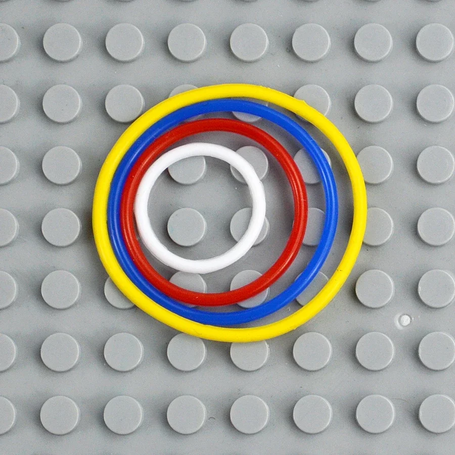 YLtremker Set Di 40 Pezzi Di Ricambio Tecnici | Mattoncini 2x2 3x3 4x4 5x5 Mm In ABS | Compatibili Con MOC E Costruzioni