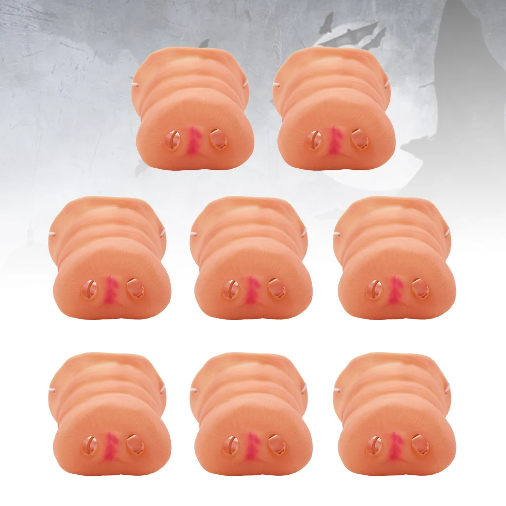 

Pig Costume Kids Snout Cosplay Masks Masquerade Elastic Band Nose Halloween for