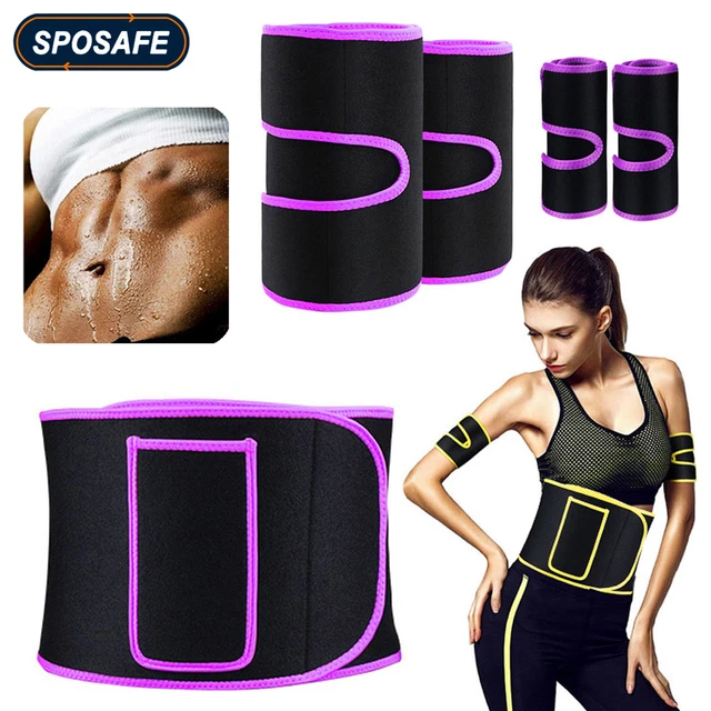 Sports Legs Arms Waist Trainer Belt Slimmer Weight Loss Wraps Fat Burner  Sweat Belly Slimming Body Shaper Band Yoga Fitness - AliExpress