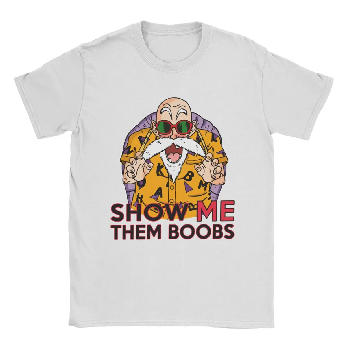 2026 Neues Dragon Ball Master Roshi Muten Kame Sennin Print T-Shirt Kurzarm-T-Shirt Herren- und Damen-T-Shirt Herren-Oberteil – Detail 19