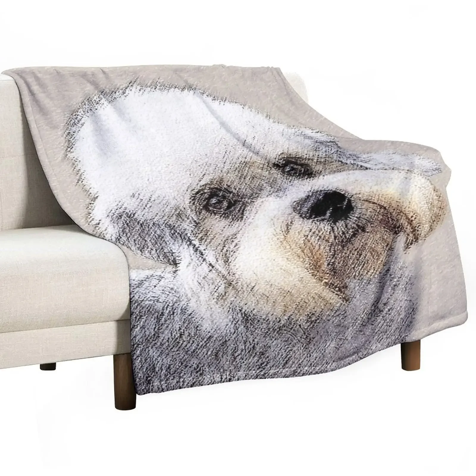 

Dandie Dinmont Terrier Throw Blanket Softest anime Blankets