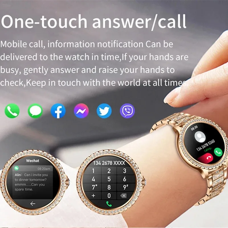 2024   ȭ Ʈ ġ, 1.32 ġ AMOLED 360x360 HD ũ,  ƮϽ  Ʈġ ̾Ƹ , ο м
