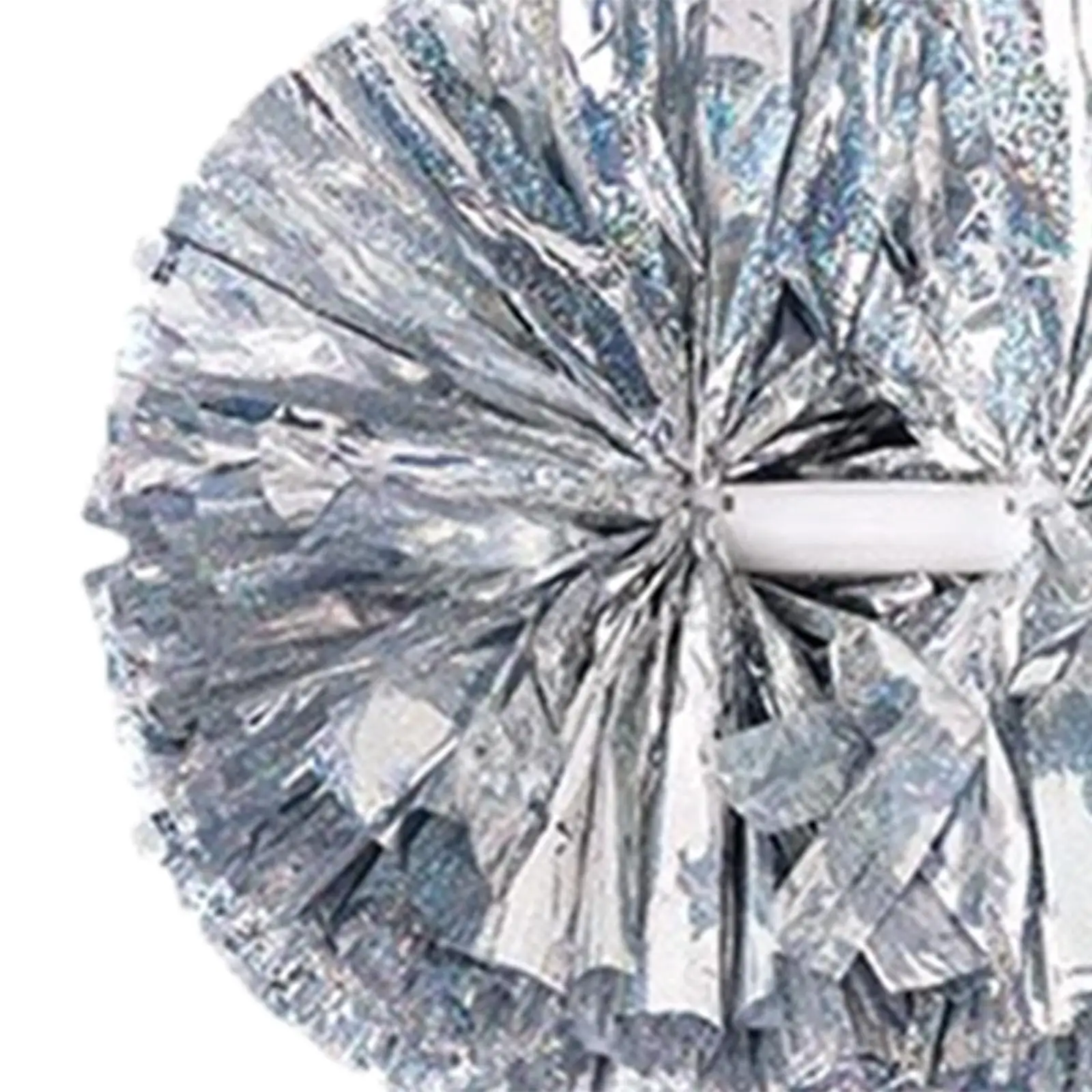 2 Pieces Cheerleading Pom Poms Shiny for Stage Performance Competition Party
