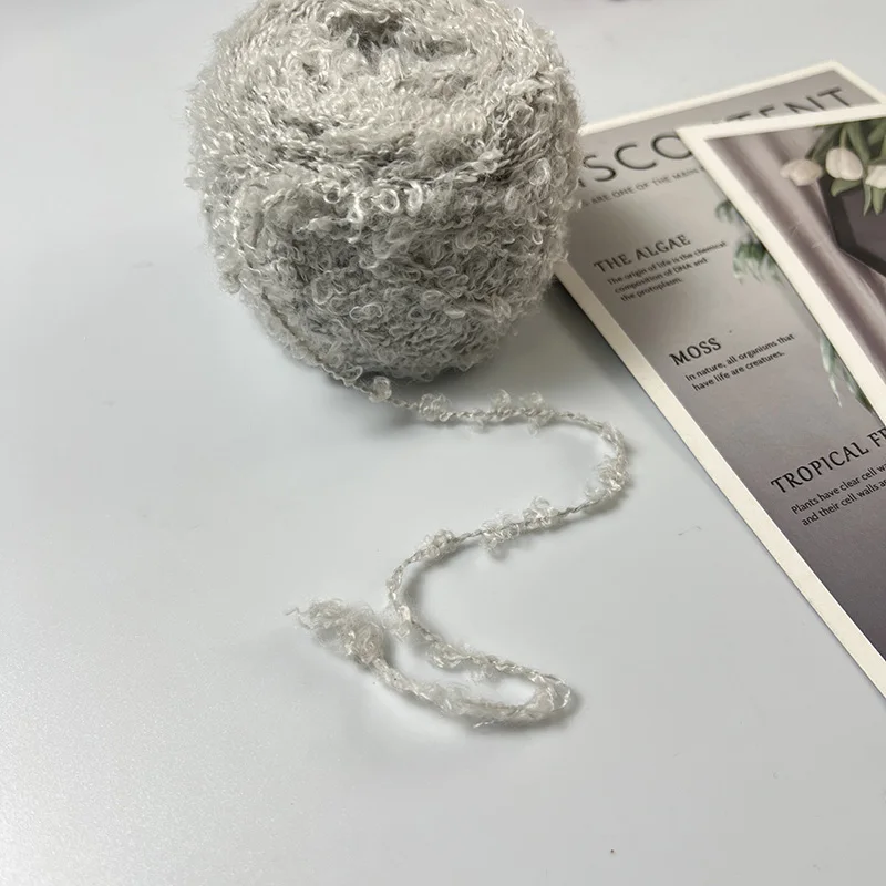 YOMDID 50g/pc Hand-knitting Circle Yarn DIY Hair Sweater Jacket Loop Wool Yarn Scarf Hat Gifts Making Yarn Wool Knitted Material 5