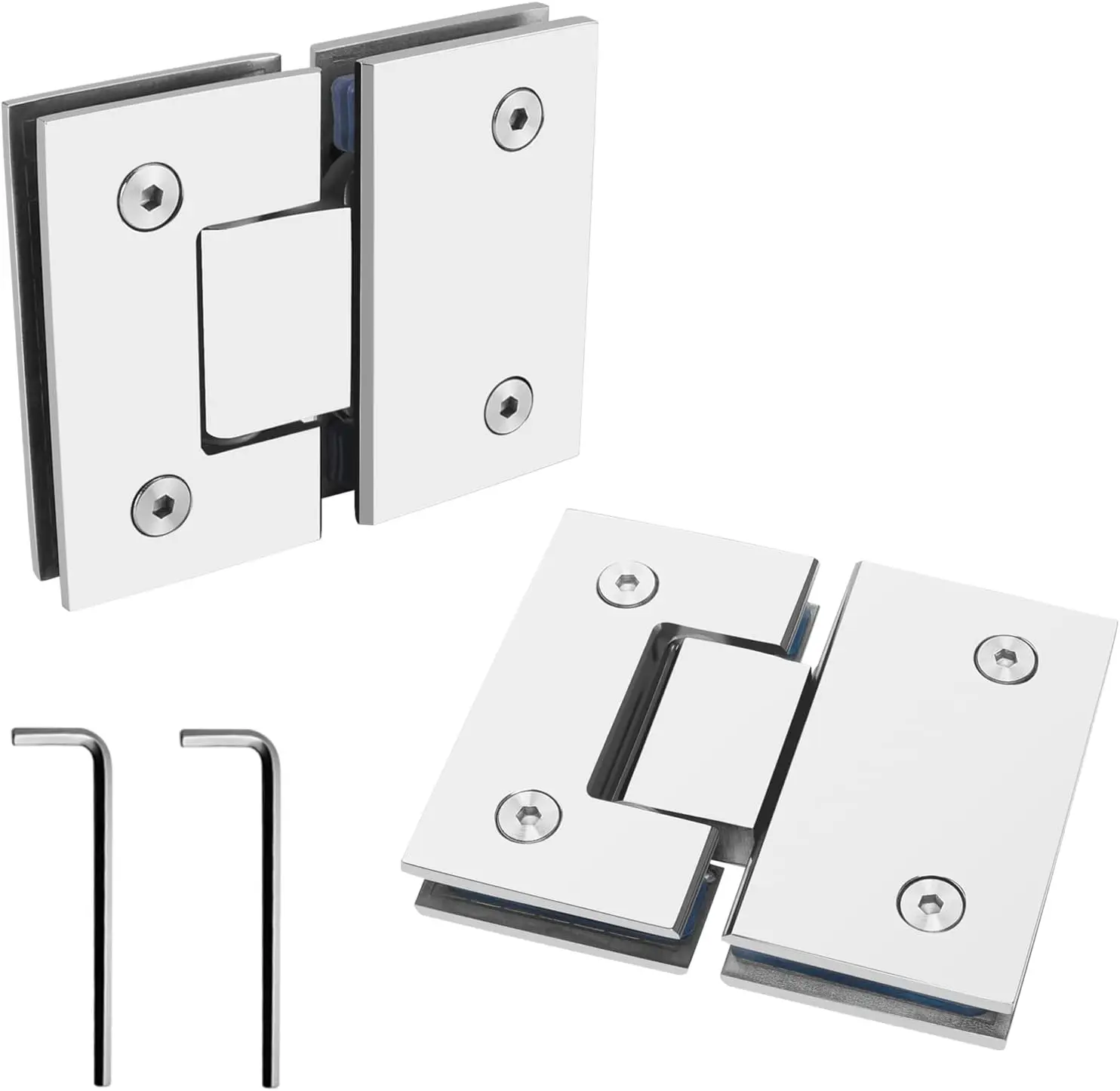 

Shower Glass Door Hinges Stainless Steel Room Doors Hinge Replacement Parts Shower Gate Hardware 180 Degrees Opening Angle