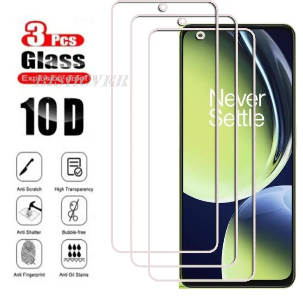 

3pcs Tempered Glass For OnePlus Nord CE 3 Lite Nord CE 3 Lite CPH2465 CPH2467 6.72" Screen Protector Phone Cover Film