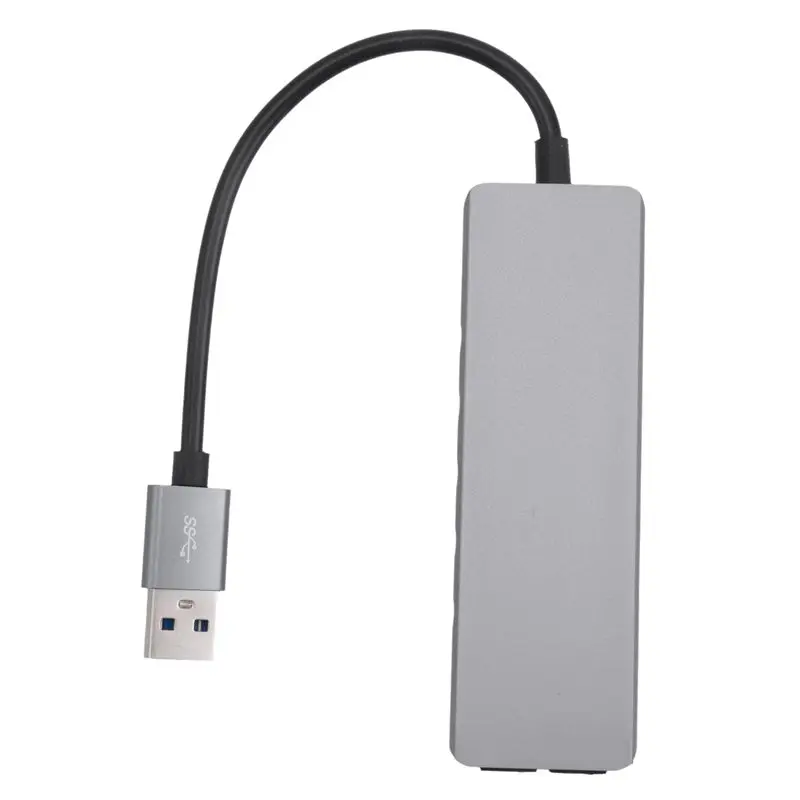 6-In-1 컴퓨터 사운드 카드 5.1 USB 외부 사운드 카드 노트북용 다기능 오디오 변환기 알루미늄 사운드 카드 내구성 U