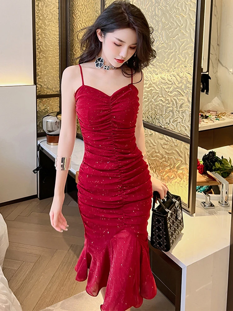 slim fit dress slacks Floral Elegant Office Dress 2021 Summer Korean Style Mini Dress Simple Puff Sleeves High Waist Tight Party Dress Women CX2695 / S