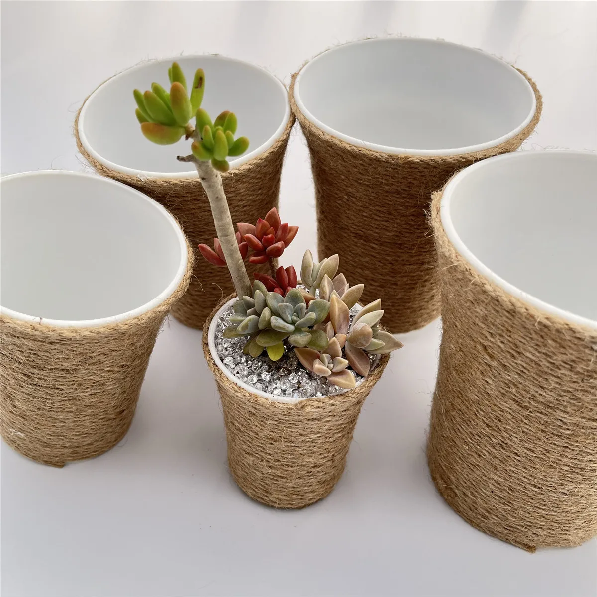 Jute Rope Vase Craft - Pure Happy Home
