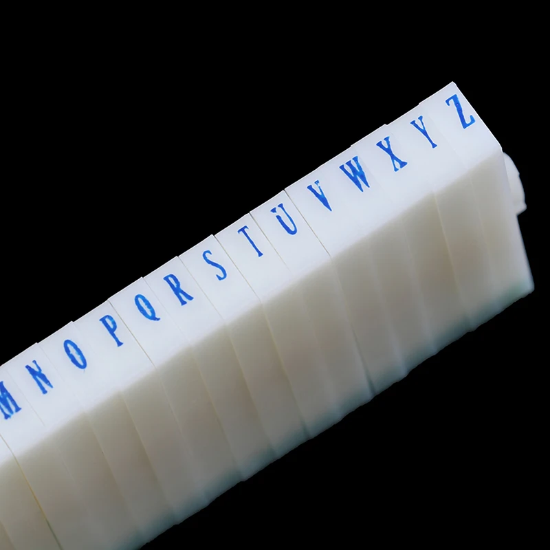 영어 알파벳 문자 숫자 고무 스탬프, 무료 조합 DIY 공예, 1 세트