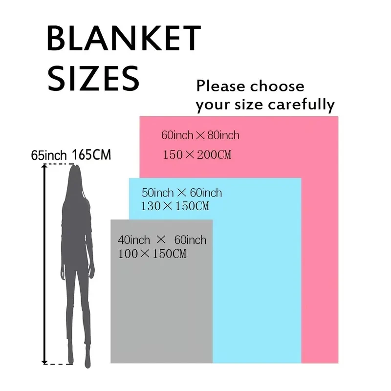 1pc Custom Blanket With Photo Text, Personalized Blanket Custom Throw Blanket, Custom Gift Blanket For Family, Valentine's Day 5