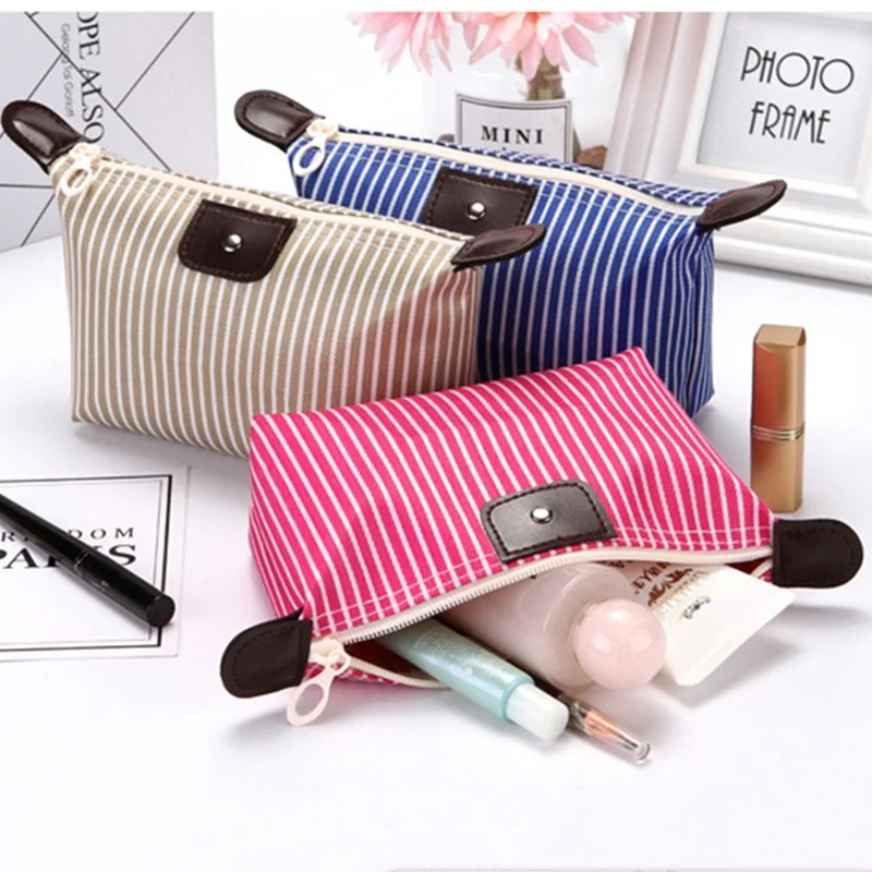

Pouch Toiletry Organizer Holder Toiletry Women Cosmetic Bag Portable Cute Multifunction Beauty Zipper Travel Letter Makeup Bags