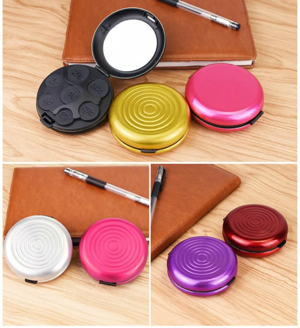 Dollar jaune Distributeur de pièces de monnaie Euro, porte monnaie, boîte