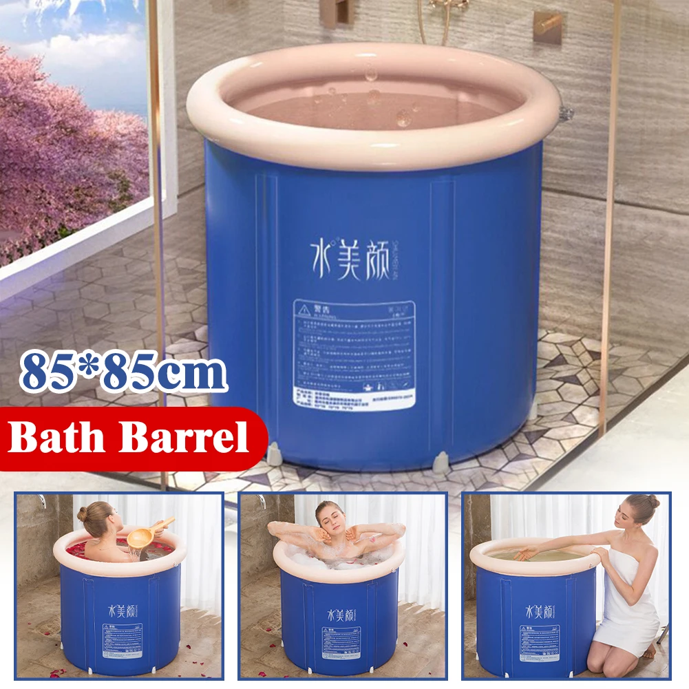 Home Party Portable Folding Bathtub Large PVC Foldable Water Tub Place Room Spa Thickened Bath Tub