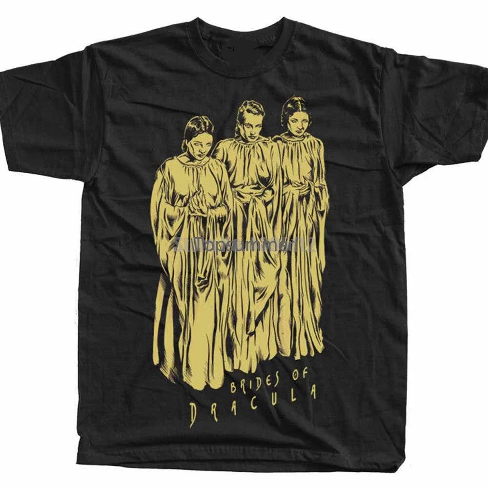 

The Brides Of Dracula Movie Poster Man'S Graphic Shirt Lgbt Shirts Meme T Shirts Oversized Tshirt For Men Yttdwh