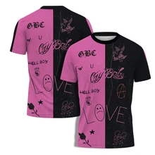 

Men's T-shirt Oversized Streetwear Top Summer Casual Print Short Sleeve Harajuku Men's T-shirt