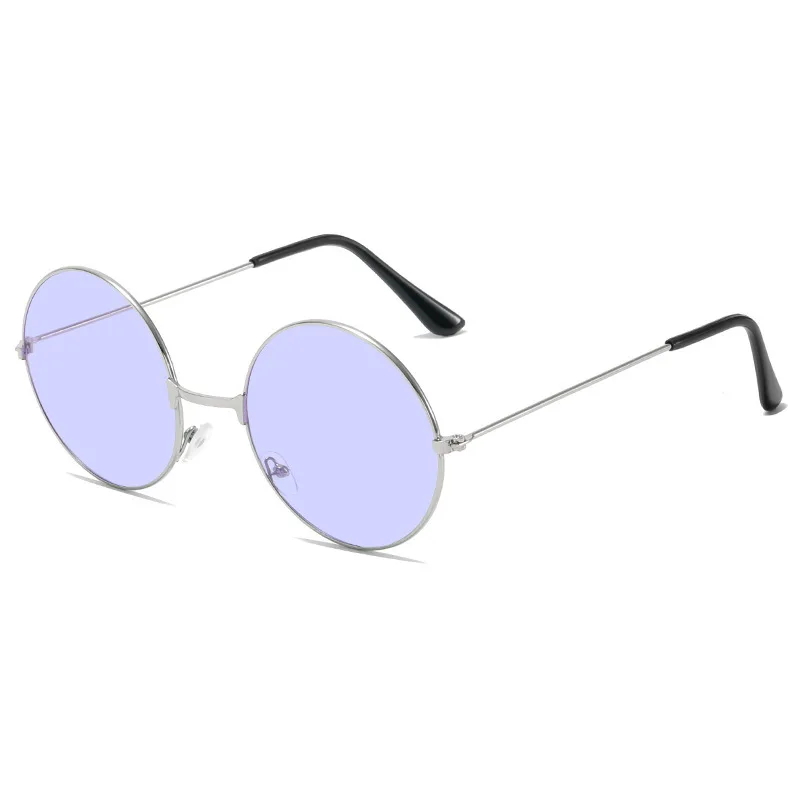 Retro Round Sunglasses For Women And Men Alloy Frame Designer_voghion.com