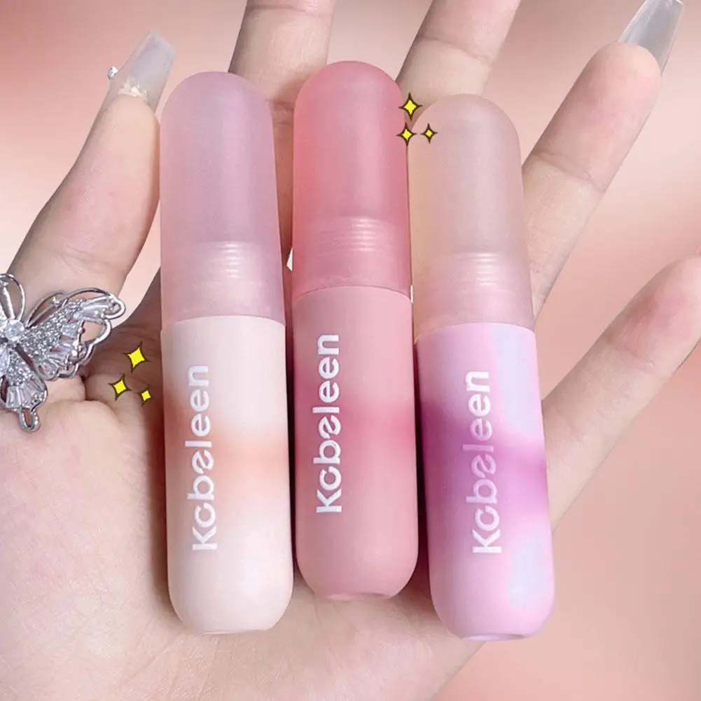 Lip makeup lip glaze lip gloss 12Colors Lipgloss Lipstick Lip Mud Nude Red Moisturizing Waterproof Sustained Air Lip Glaze Matte Korean Makeup