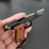 1:3 Mini  M92A1 Detachable Toy Gun Alloy 92F G34 Pistol Model Keychain Pendant Miniature Pistola Collection Toy Boys Gifts 5