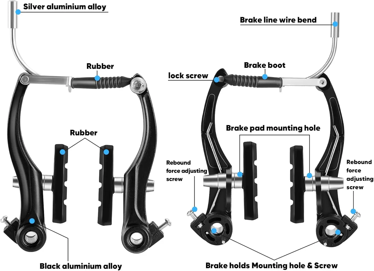 Caliper Mountain Bike Front Brake Adjustment Brake Caliper