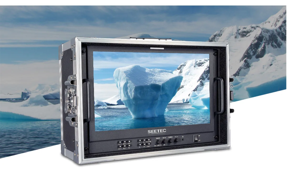 ATEM156S-CO 15.6 Inch Multi Camera Broadcast Carry-on Monitor D LUT HDR Waveform
