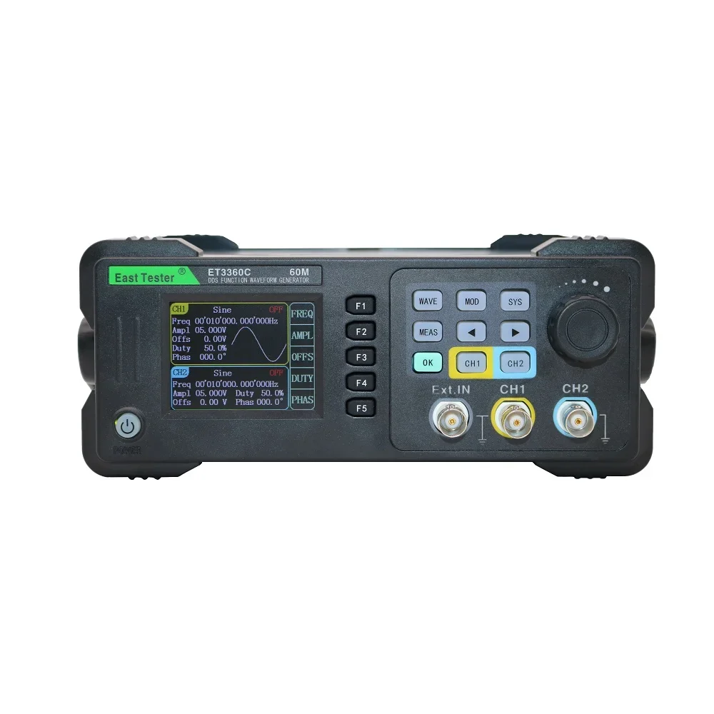 임의 파형 펄스 신호원, 60MHz, 40MHz, 20MHz, 2 채널 DDS 기능 신호 발생기, 100M 주파수 카운터, 200MSa/s DIY