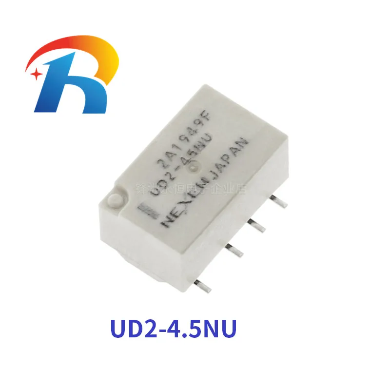 

Free shipping 10pcs/lot NEW Signal relay UD2-4.5NU two open two closed 8 feet UD2-4.5NU 4.5VDC 8PIN