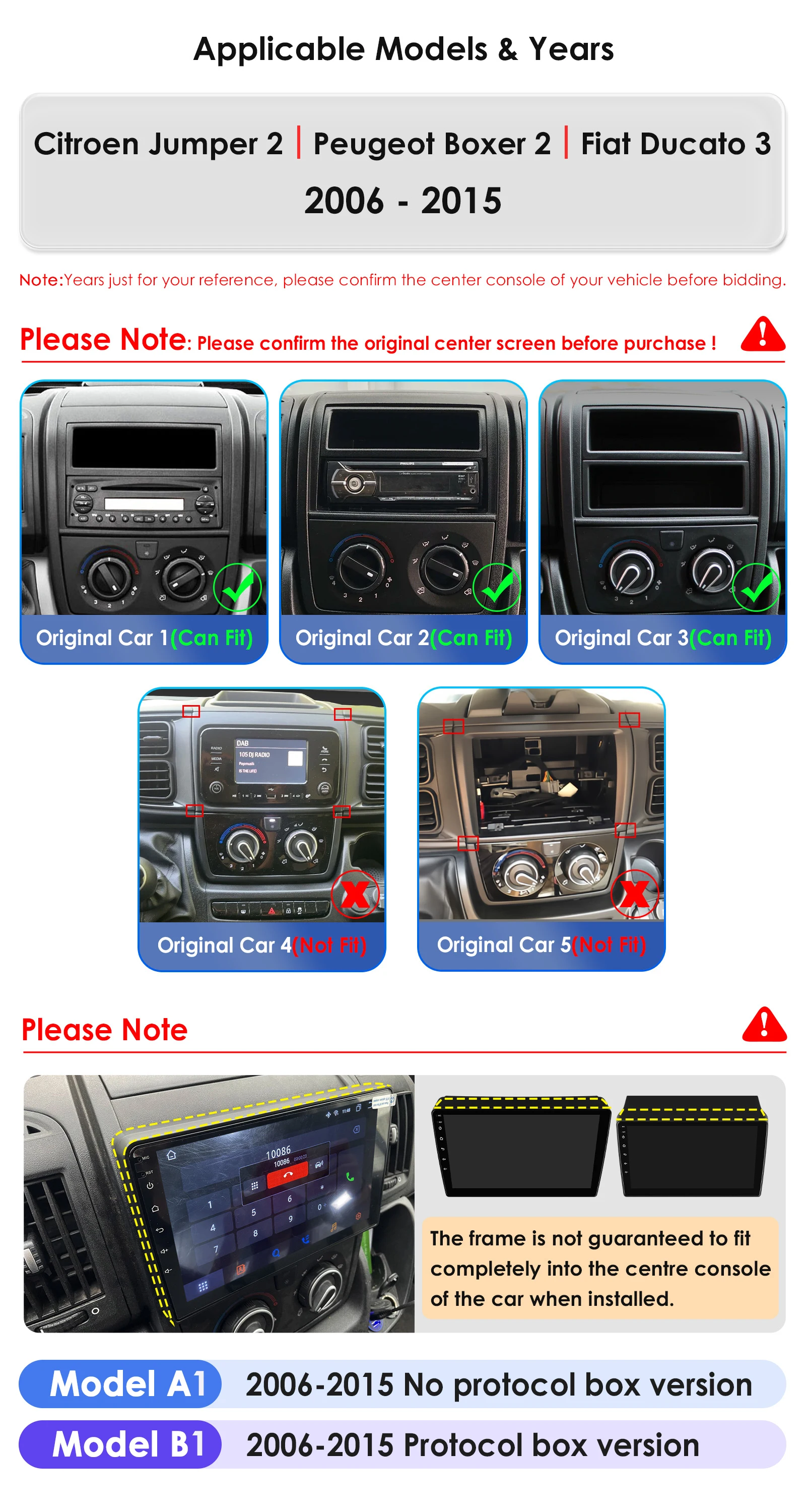 AURAAI X100 Android 13 Autoradio Für Fiat Ducato 3 für Citroen Jumper 2 für Peugeot Boxe Carplay Dual Mic ADAS 360 Kamera UIS7870 – Detail 4