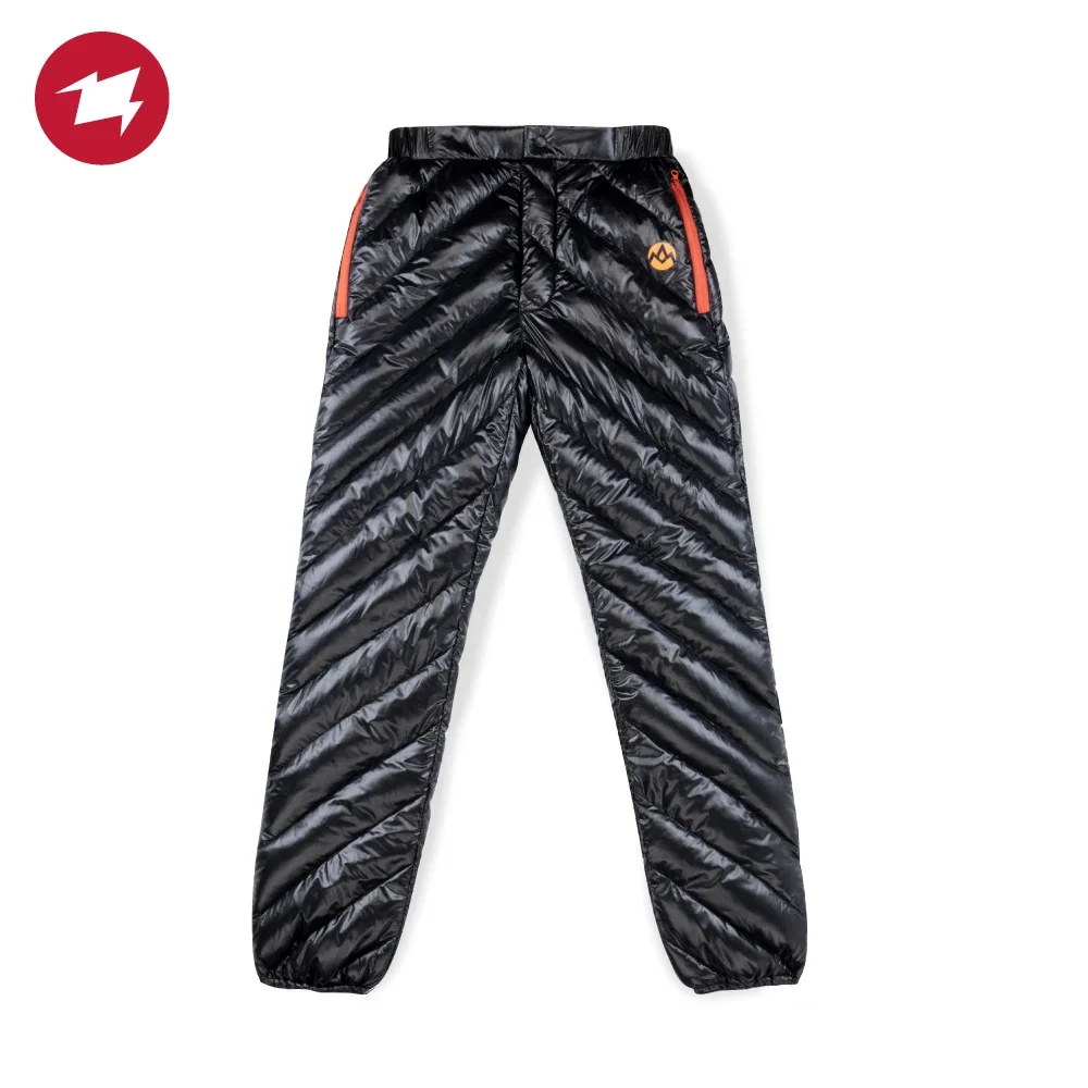 Hiking Pants AEGISMAX Unisex Outdoor Camping Winter Warm Goose Down Pants 800FP Hking Waterproof Nylon