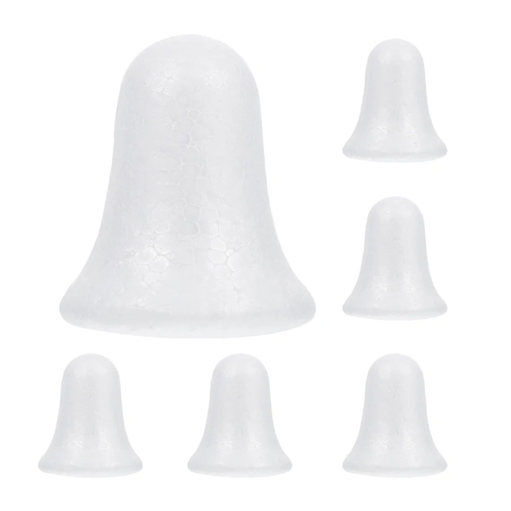 6 Pcs Bubble Bell Jingle Bells for Crafting Christmas Little Ornaments Crafts Small 3