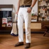 710-0003 Heavy Weight Indigo Selvage Washed 14oz Pants Sanforized Thick Raw Denim Jean Red Tornado 1