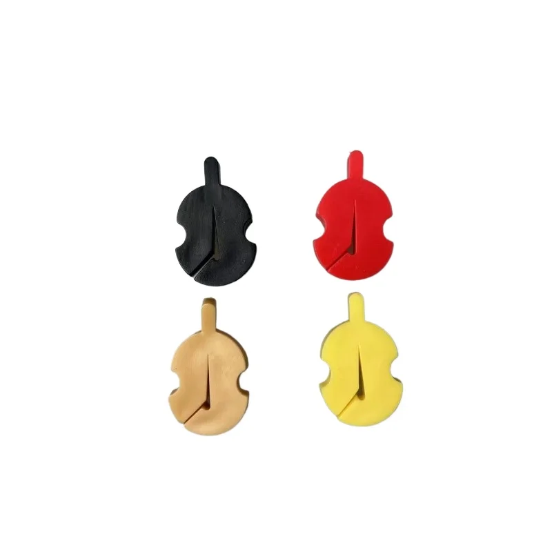 New Soft Rubber Violin Mute, Stringed Instrument Silen-cer Muffler Violin Volumes Control Practice Silen-cers