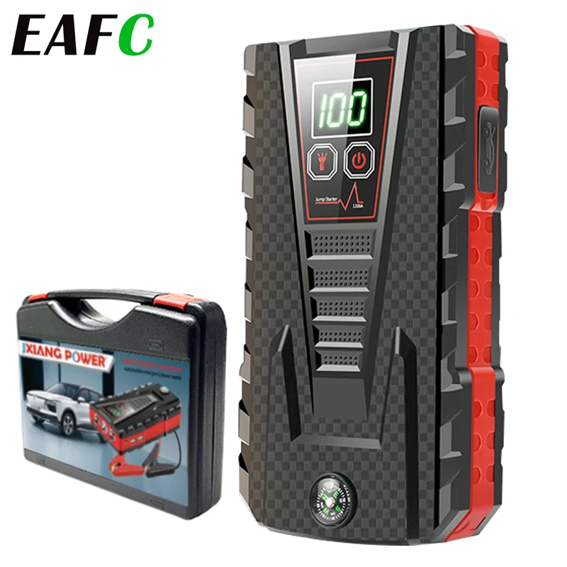 Пусковое устройство для автомобильного аккумулятора с ЖК-экраном EAFC 22000-а 12 В мАч