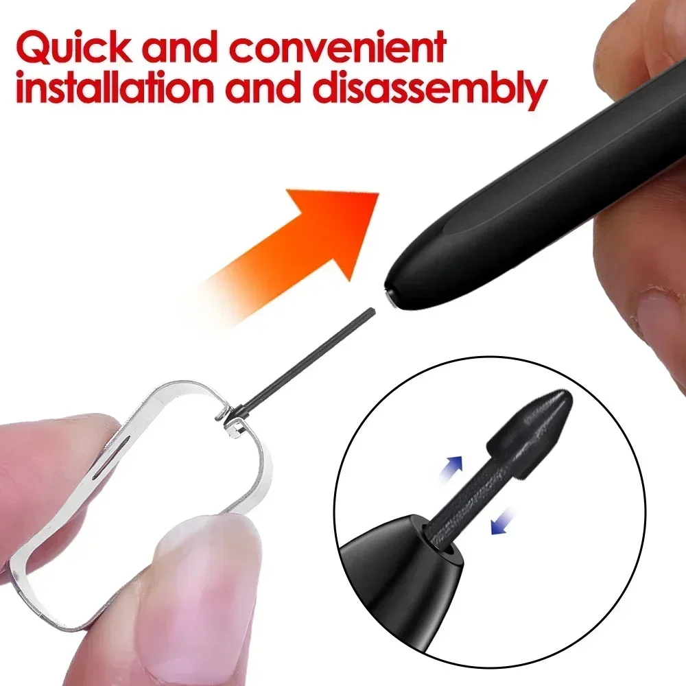 Universal Replacement Pencil Tips with Removal Tweezer Refill Set