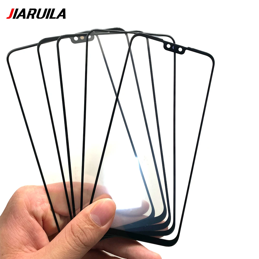 10Pcs, 화웨이 P30 P40 라이트 E Y6P Y7A Y7P Y8P Y8S Y9 전면 스크린 외부 유리 OCA 용 OCA 화면 보호기