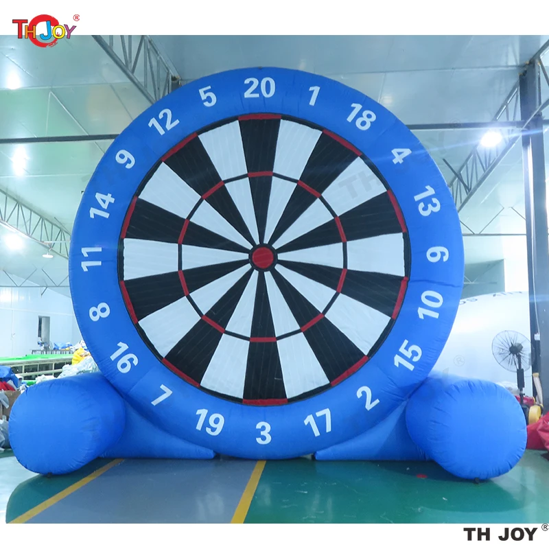 Outdoor PVC Foot Dart Inflatable Football Dart Board Sticky Soccer Balls Giant Foot Kicking Ball Sports Target Games