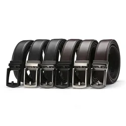 Designer Belts For Men Eagle Metal Automatic Buckle Split Leather Waist Belt For Luxury Fashion Cowhide Men's Belt