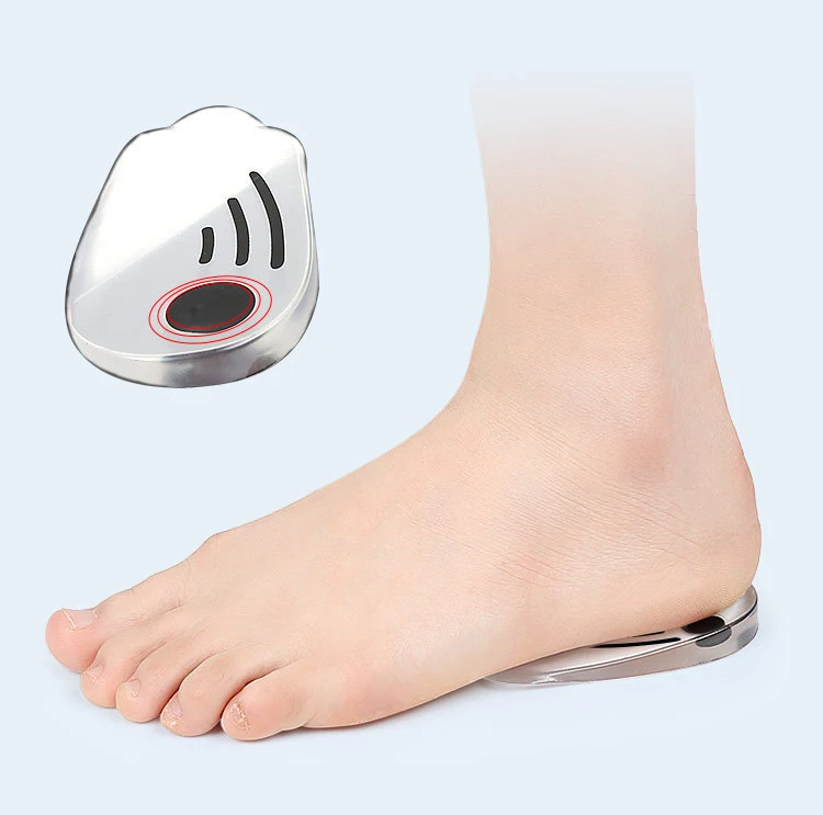 Orthopädische Silikon-Einlegesohlen für Füße O/X-Bein-Typ Valgus-Varus-Korrektur Plantarfasziitis Gel-Einlage Magnet-Massage Fußpflege – Detail 7