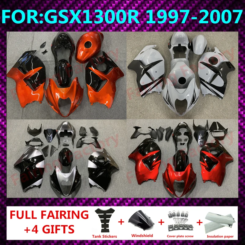 

Комплект обтекателей для мотоцикла, подходит для GSXR1300 1997 -2007 1998 2006 2005 2004 GSX1300R GSXR 2002, комплекты обтекателей для кузова zxmt