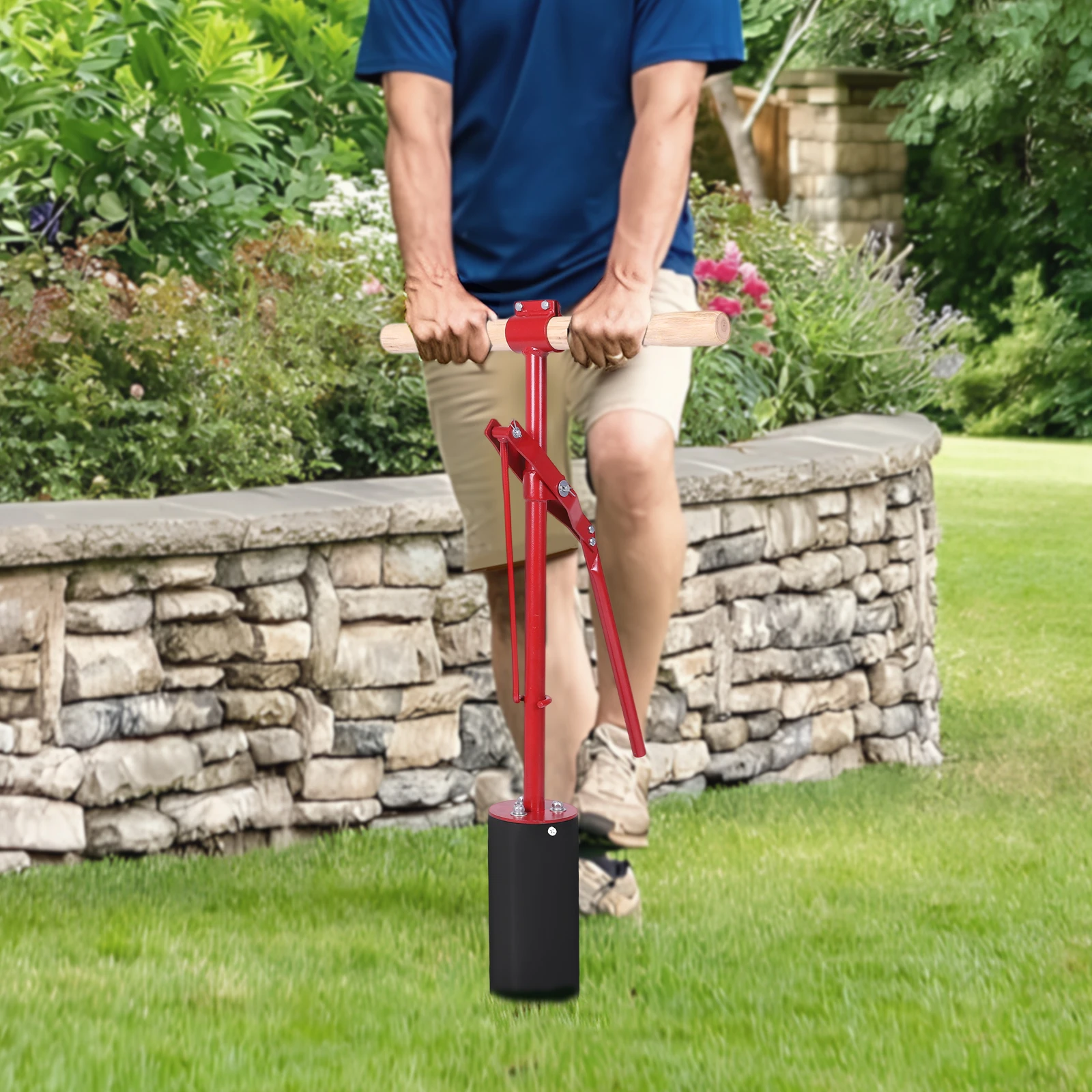 Golf Hole Cutter Detachable Handle Backyard, Garden, Outdoor Golf Putting Green Practice  Hole Dig Machine Golf Course Accessory